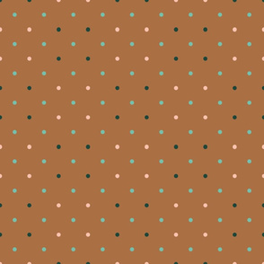 Apple Spice Diagonal Dots