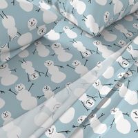 SNOWMEN light blue 9