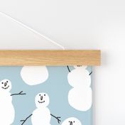 SNOWMEN light blue 9