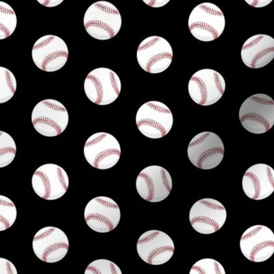 baseballs - black - C20BS