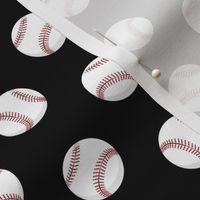 baseballs - black - C20BS