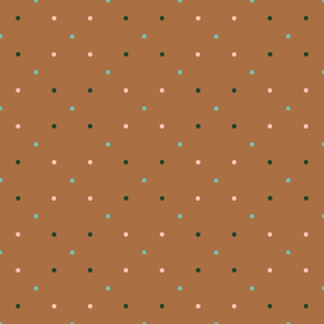 Apple Spice Wide Spaced Diagonal Dots (Limited Palette)