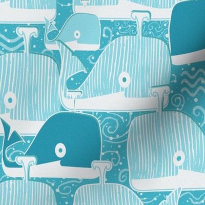 baby whales (turquoise)50