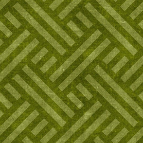 farmhouse weave - moss green two tone - LAD20