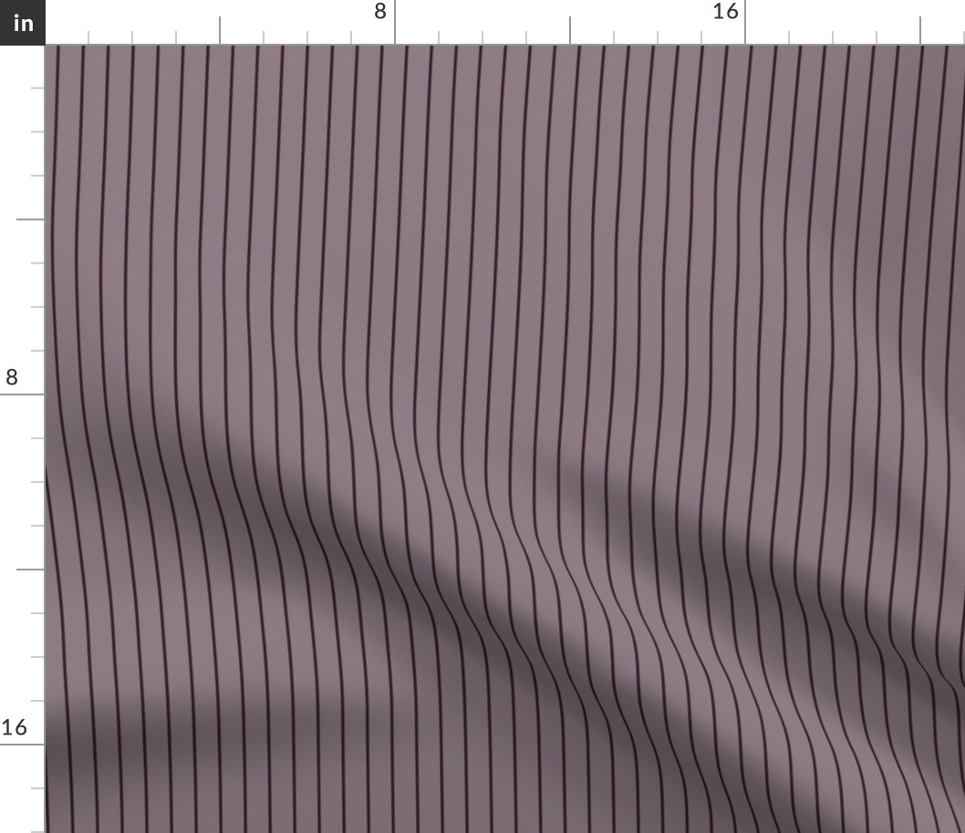 JP5 - Small - Lavender Brown Pinstripes aka Puce Pinstripes