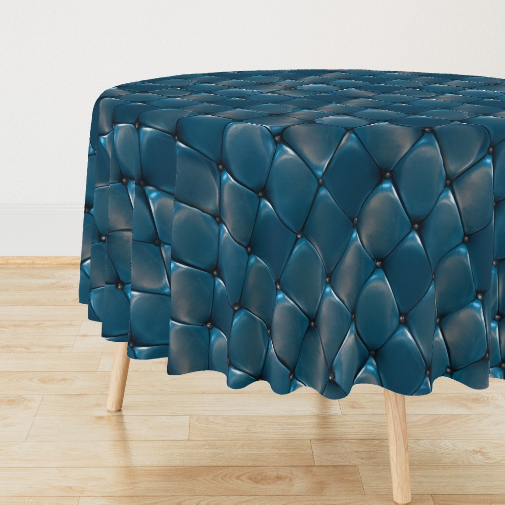 Steel Blue Padded Upholstery