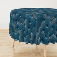 Steel Blue Padded Upholstery