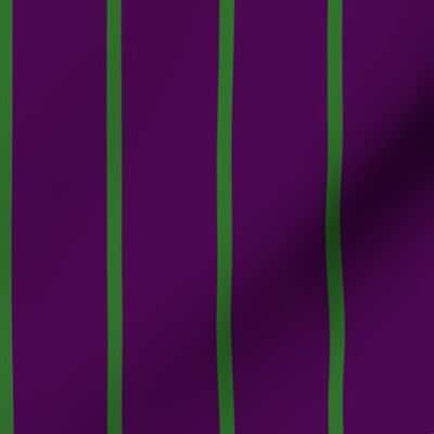 JP6 - Large -  Pinstripes in Grassy Green and Royal Purple