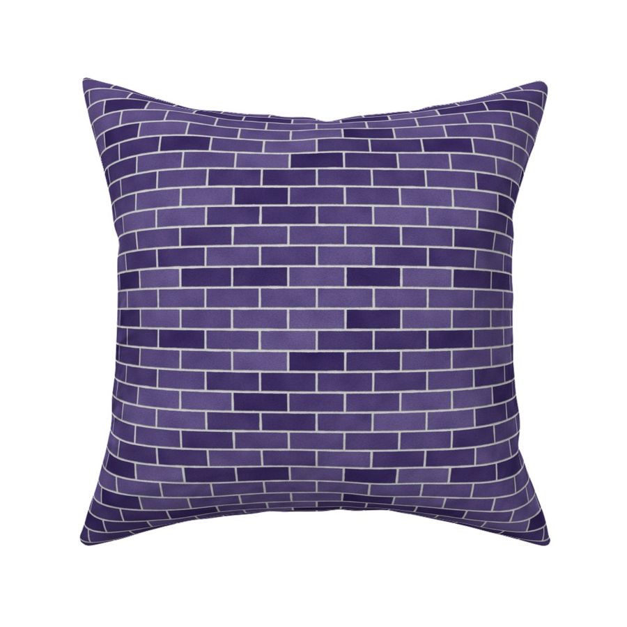 Purple Brick Wall // Small