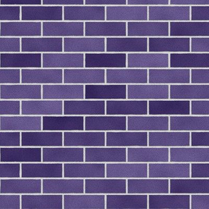 Purple Brick Wall // Small