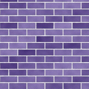 Light Purple Brick Wall // Small
