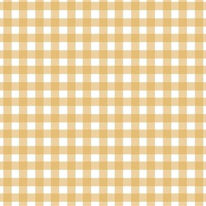 Gingham - Mustard Yellow, Small