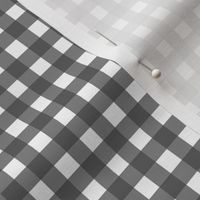 Gingham - Grey and White, Small