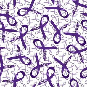 purple lupus ribbons
