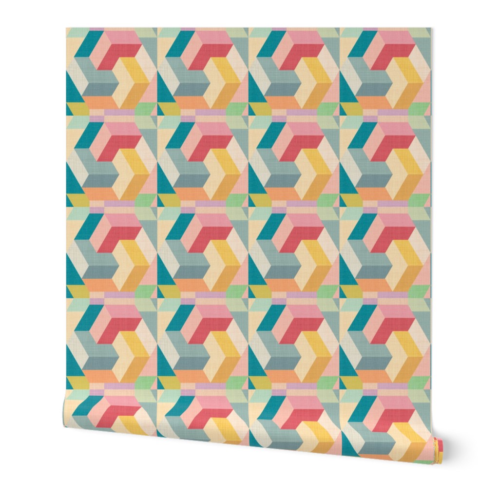 Bauhaus Micro modern Quilt02  