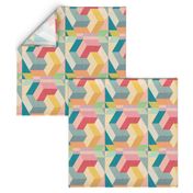 Bauhaus Micro modern Quilt02  