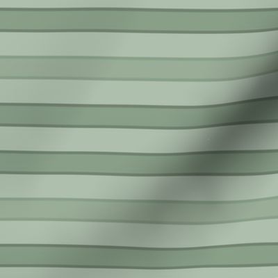 Geo Stripe: Powdery Green Stripe, Horizontal Stripe 