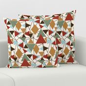 Woodland Glamping Geometric - large scale