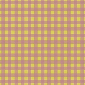 Gingham - Pink and Lime Green, Small