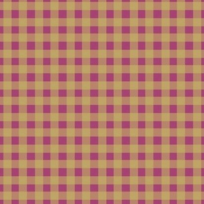 Gingham - Hot Pink and Lime Green, Small