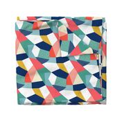 Geometric Rainbow Color block