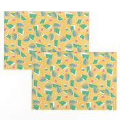 Monsteria terrazzo - yellow