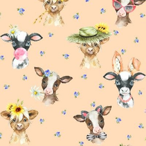 Dressed Up Animals Fabric, Wallpaper and Home Decor | Spoonflower