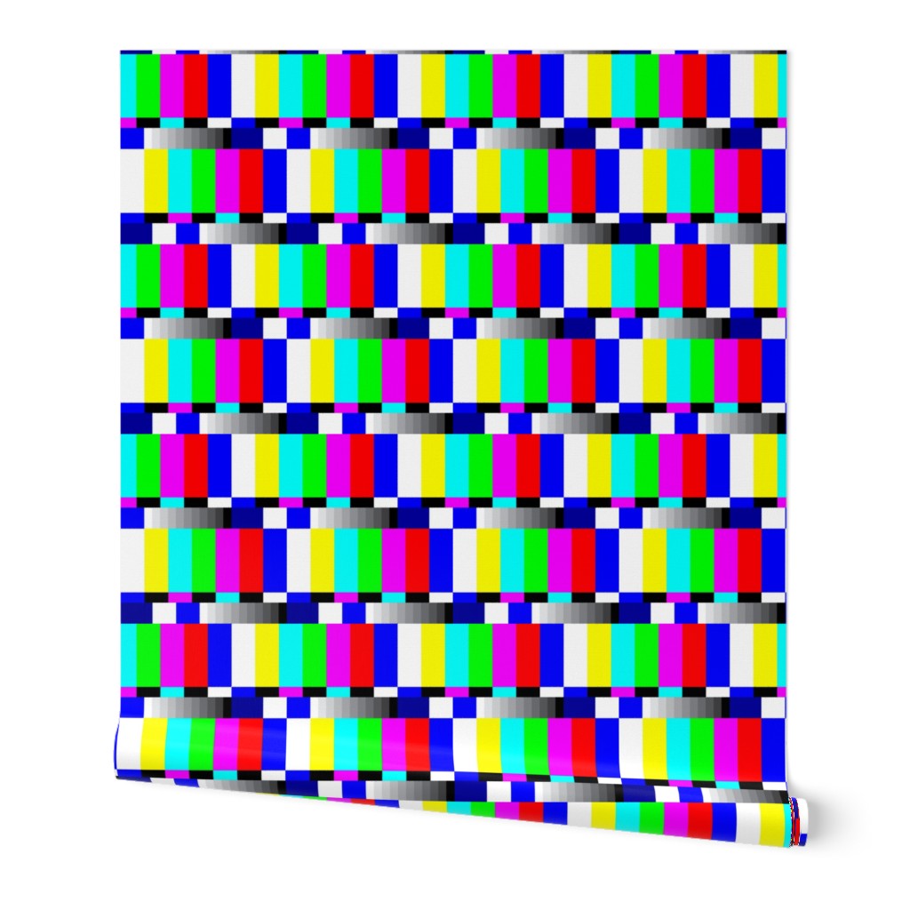 TV color test bars bright