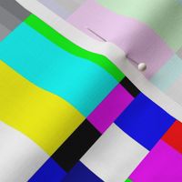 TV color test bars bright