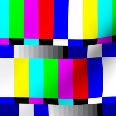 TV color test bars bright