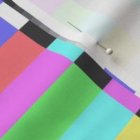 TV color test bars pastel rotated