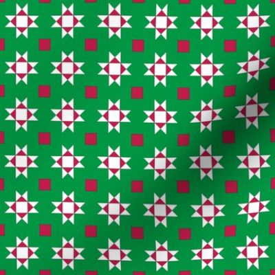 mini 1 inch quilt stars christmas white stars 1