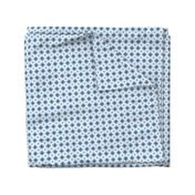 mini 1 inch quilt stars classic blue limited palette