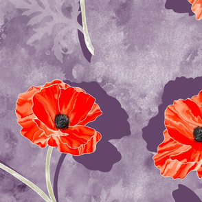 Marbled Poppies