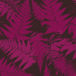 Fern Forest Dusk-deep Rose madder