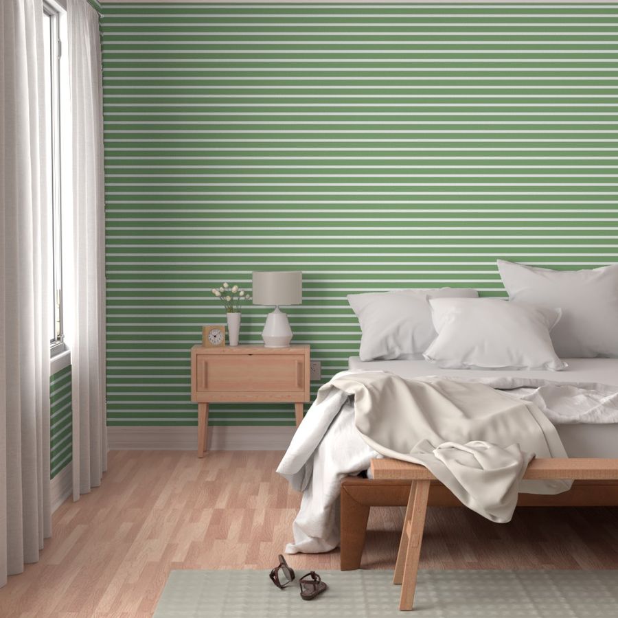 Breton Stripe Light Sage