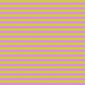 Small Stripe in Orchid Pink and Chartreuse Green