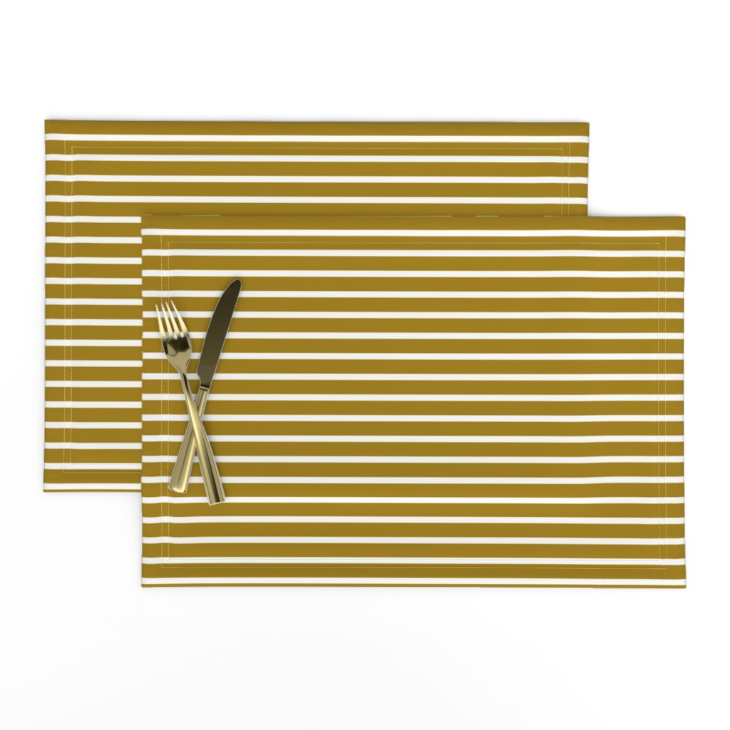 Breton Stripe Gold Ochre