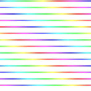 Pastel Rainbow Pinstripe