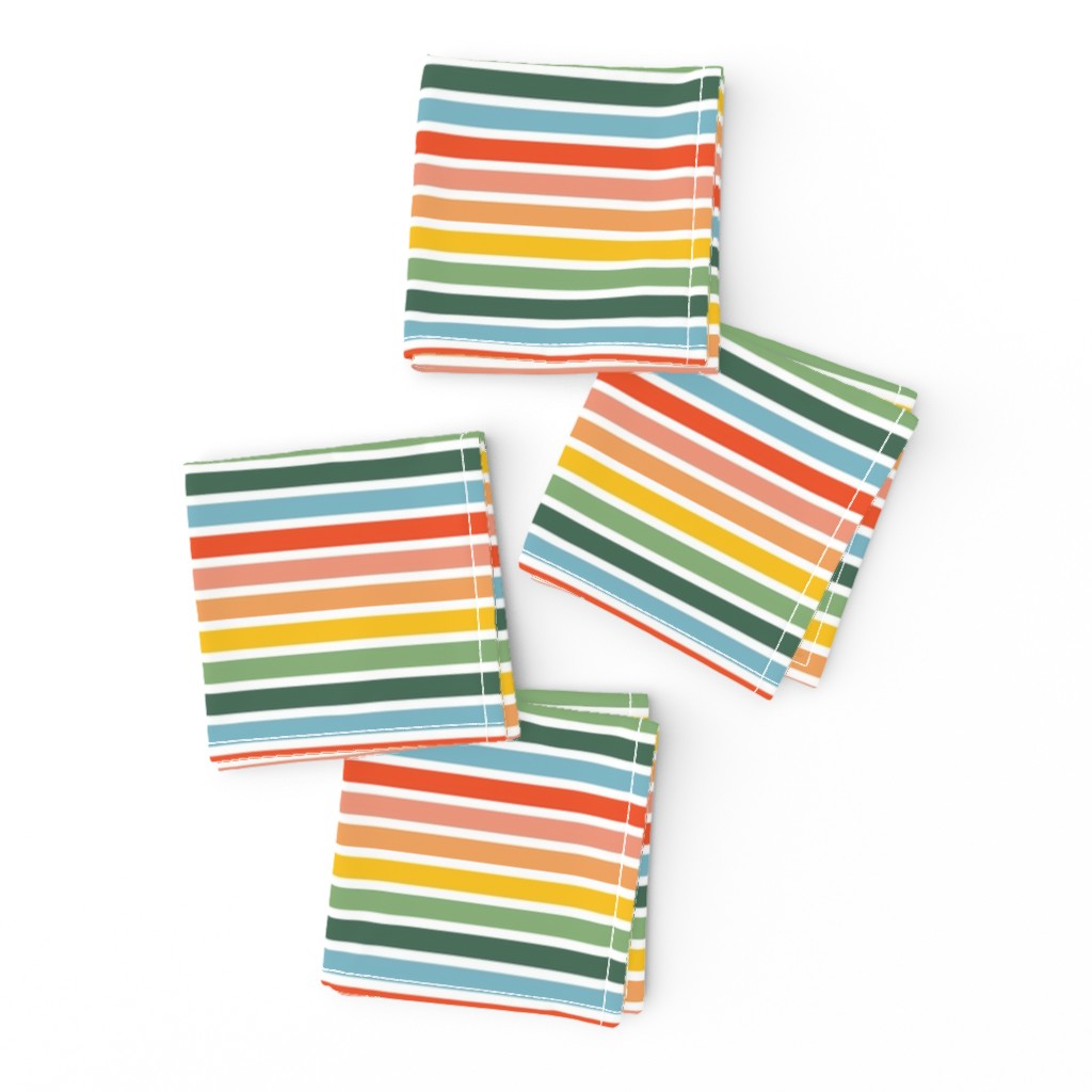 Breton Stripe Rainbow Reverse - XS