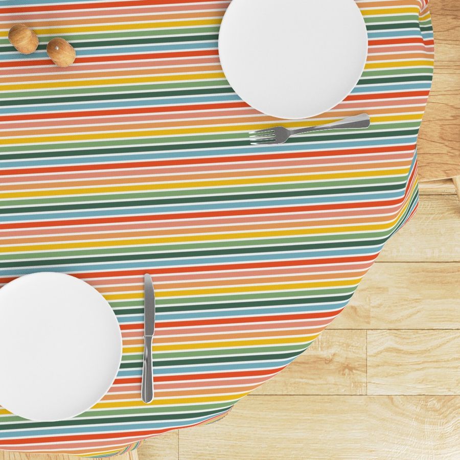 Breton Stripe Rainbow Reverse - XS