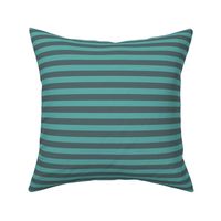 Small Stripe in Turquoise and Grey