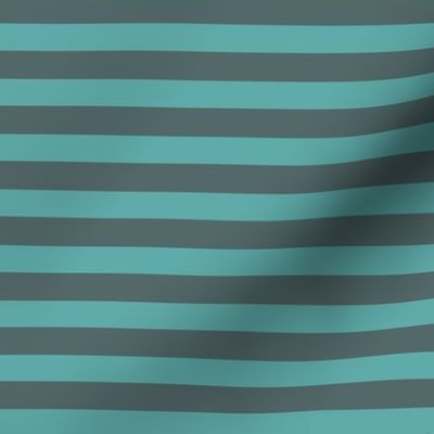 Small Stripe in Turquoise and Grey