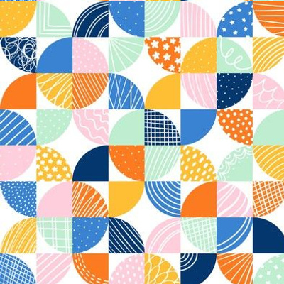 Modern quilt pattern