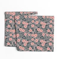 Fleurs - Grey (Microprint)