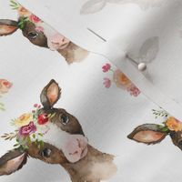 Miss Cow - Baby Girl Farm Fabric