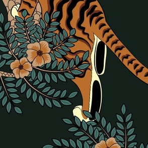 tiger and peacock (extra large scale)