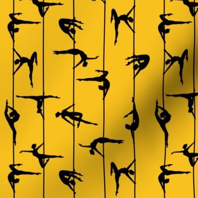 Pole dance yellow (tiny scale)