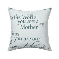 Mother Pillow Covers 3 Designs for Mom 18" 