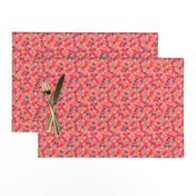 Pink Flying Geese Modern Patchwork Print